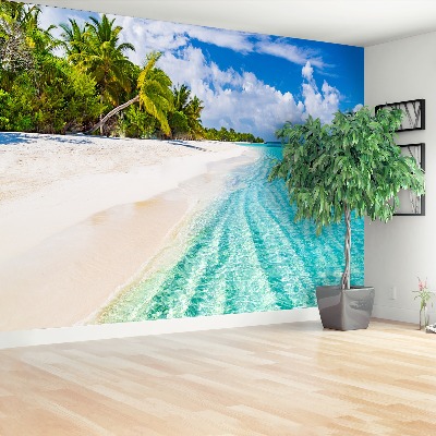 Fototapet Palmestrand