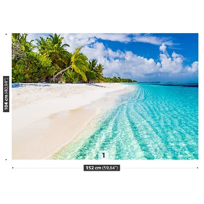 Fototapet Palmestrand