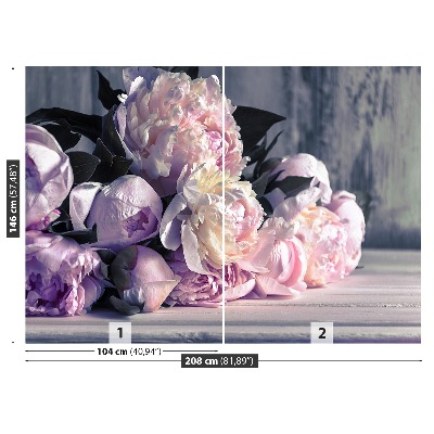 Foto tapet Peonies Bouquet