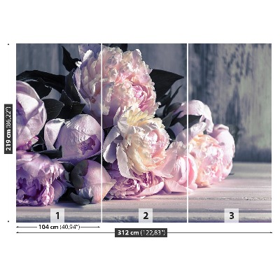 Foto tapet Peonies Bouquet