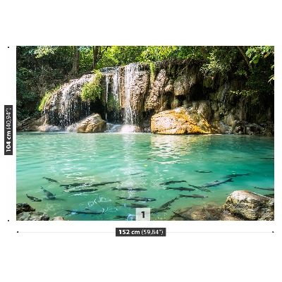 Fototapet Erawan Waterfall