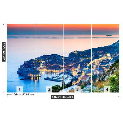 Selvklæbende fototapet Dubrovnik, Kroatien