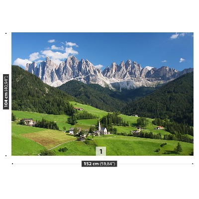 Fotostat Italienske Dolomitter