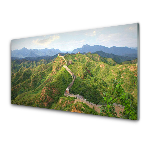 Akrylglas foto Great Wall Mountains Landscape