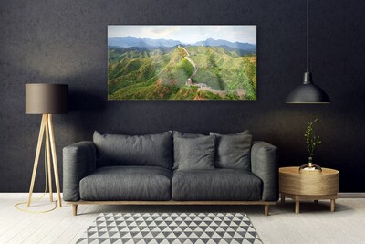 Akrylglas foto Great Wall Mountains Landscape