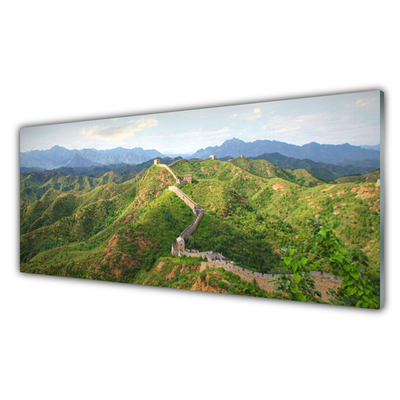 Akrylglas foto Great Wall Mountains Landscape