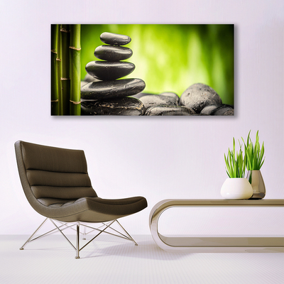 Akrylglas foto Bamboo Stones Art