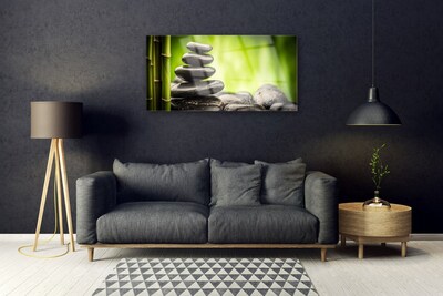 Akrylglas foto Bamboo Stones Art