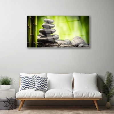 Akrylglas foto Bamboo Stones Art