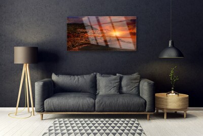 Foto på akrylglas Sea City Landscape
