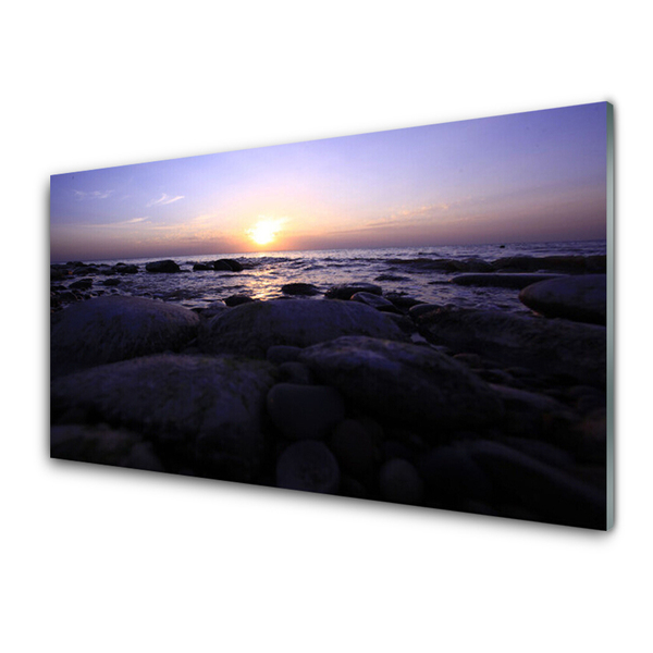 Akrylglas foto Stones Sea Landscape