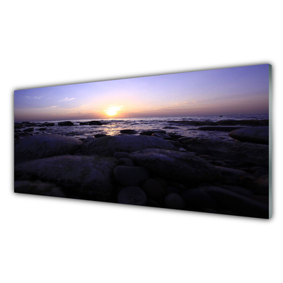 Akrylglas foto Stones Sea Landscape