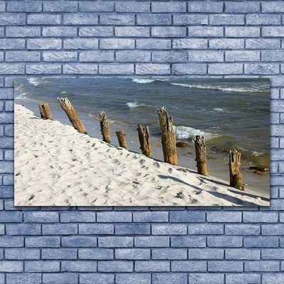 Foto på akrylglas Strand Hav Landskab