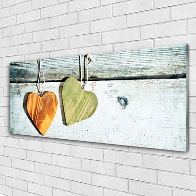 Billede på akrylglas Heart Wood Art