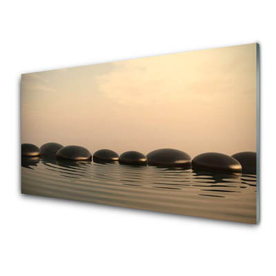 Akrylglas foto Stones Water Art