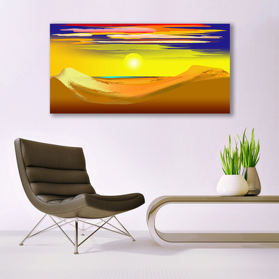 Akryl billede Desert Sun Art