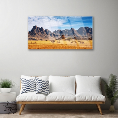 Akrylglas foto Desert Mountain Landscape