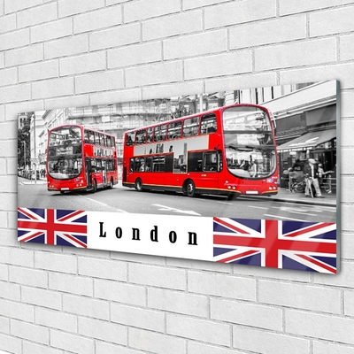 Akrylglas foto London Bus Art