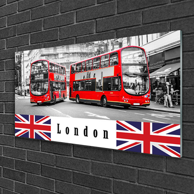 Akrylglas foto London Bus Art