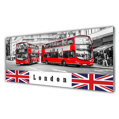 Akrylglas foto London Bus Art