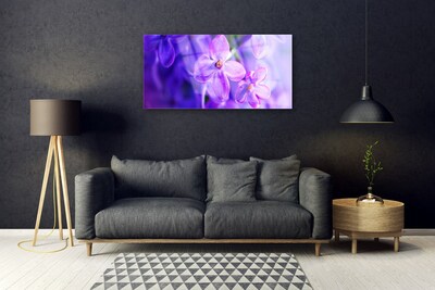 Foto på akryl Blomster Violet Natur