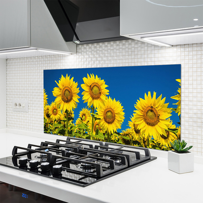 Vægpanel køkken Sunflowers Plant