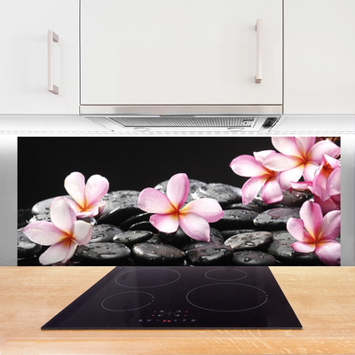 Stænkplade til komfur Flower Wall Plumeria