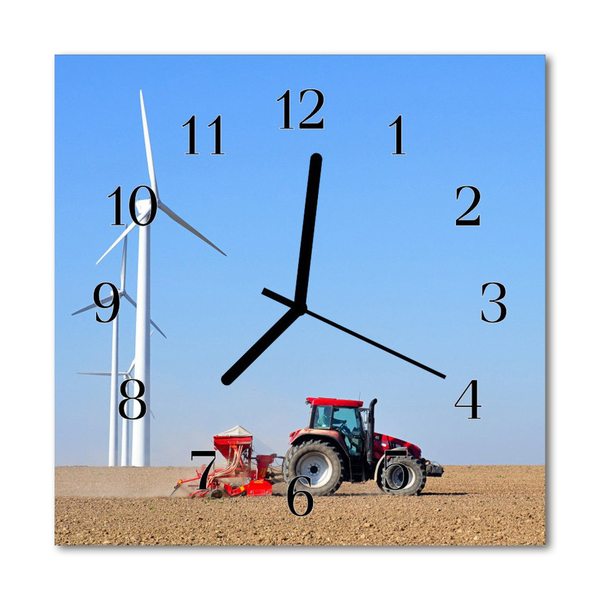 Firkantet vægur Field Tractor