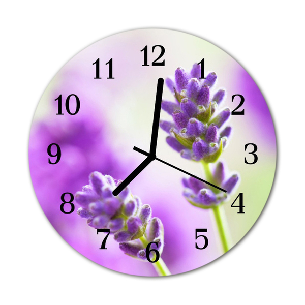 Rundt vægur Lavendel