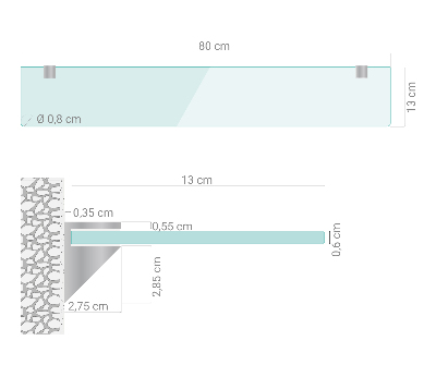 Glashylde transparent