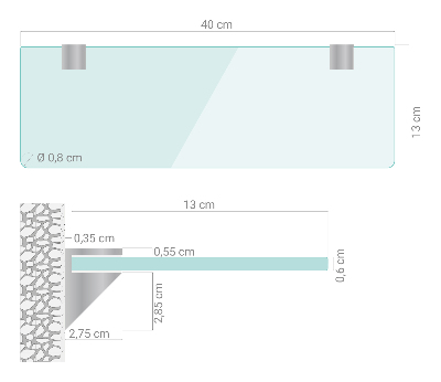 Glashylde transparent