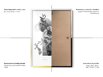 Hvid Plakatramme 20x30 cm