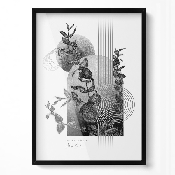 Sort Plakatramme 50x70 cm