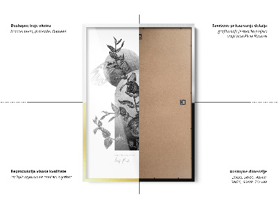 Sort Plakatramme 50x70 cm