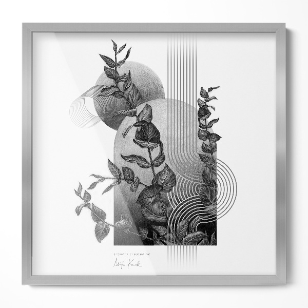 Sølv Fotoramme 50x50 cm