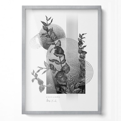 Sølv Enkel Billedramme 50x70 cm