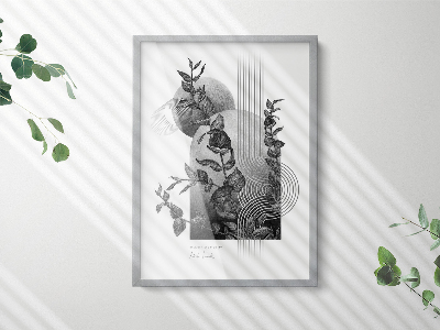 Sølv Enkel Billedramme 50x70 cm