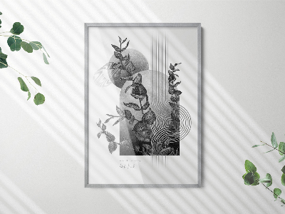 Sølv Væghængt Fotoramme 70x100 cm