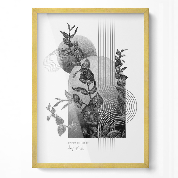 Guld Enkel Billedramme 50x70 cm