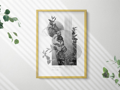 Guld Enkel Billedramme 50x70 cm