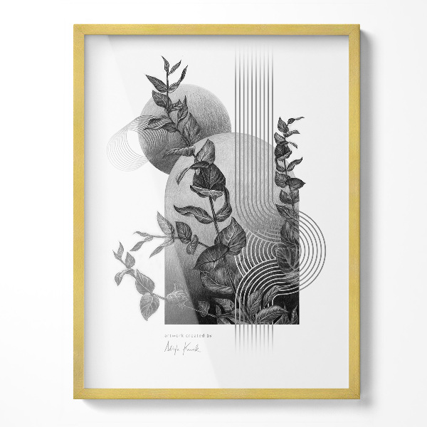 Guld Fotoramme 60x80 cm