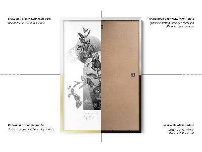 Guld Plakatramme 70x100 cm