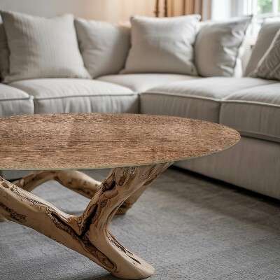 Glas bordplade med tryk Naturtræets charme