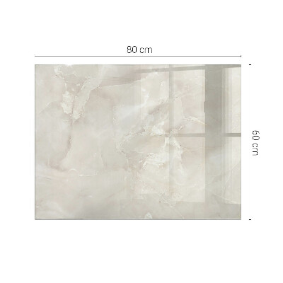 Rektangulær glas bordplade Marmorgrafisk komposition