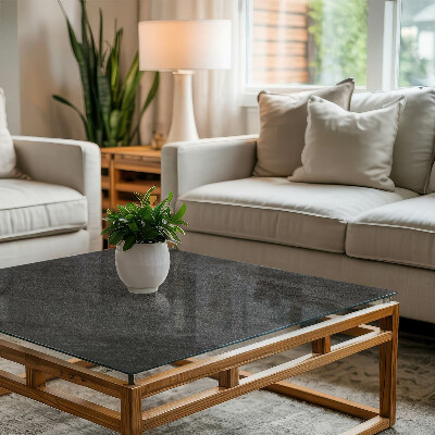 Dekorativ glas bordplade med tryk Motiv med stenstruktur