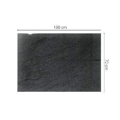 Dekorativ glas bordplade med tryk Motiv med stenstruktur