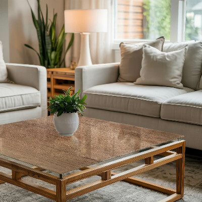 Dekorativ glas bordplade med tryk Naturtræets charme