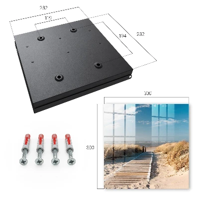 Nøgleboks i designet En stille strand