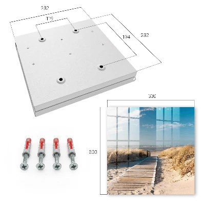 Nøgleboks i designet En stille strand