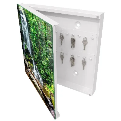 Nøgleskab i naturlig oase-design